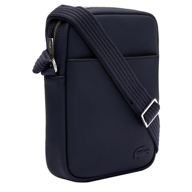 Lacoste Men's Classic Slim vertical Camera Bag - Umhängetasche 21 cm (marine 166) - Markenkoffer