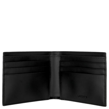 Lacoste Signature - Mens's Geldbörse 6cc 11 cm (allover monogram noir gris) - Markenkoffer