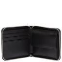 Lacoste The Blend - Geldbörse 3cc 11 cm RFID (monogram noir gris) - Markenkoffer