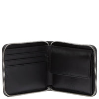 Lacoste The Blend - Geldbörse 3cc 11 cm RFID (monogram noir gris) - Markenkoffer