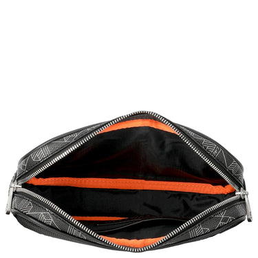 Lacoste The Blend - Gürteltasche 23 cm (monogram noir gris) - Markenkoffer