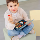 Lässig Bento - Lunchbox Pattern Party - Brotzeitbox (blue/green) - Markenkoffer