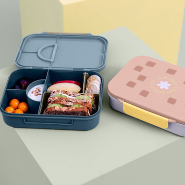 Lässig Bento - Lunchbox Pattern Party - Brotzeitbox (blue/green) - Markenkoffer