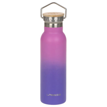 Lässig Double Walled Bottle Stainless Steel Unique - Trinkflasche 460ml (Unique Gradient Purple) - Markenkoffer