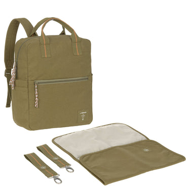 Lässig Little One & Me Square - Kinderrucksack 26 cm (Olive) - Markenkoffer