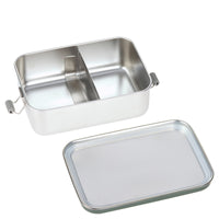 Lässig Lunchbox Stainless Steel Solid 18 cm - Brotzeitbox (Bold Dark Olive) - Markenkoffer