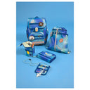 Lässig School Set Boxy Unique - Schulranzen Set 7tlg. (Gradient Green/Blue) - Markenkoffer