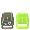 Lässig School Set Boxy Unique - Schulranzen Set 7tlg. (Olive) - Markenkoffer