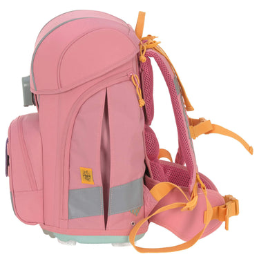 Lässig School Set Boxy Unique - Schulranzen Set 7tlg. (Pink) - Markenkoffer