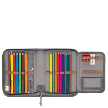 Lässig School Set Boxy Unique - Schulranzen Set 7tlg. (Speckles Anthracite) - Markenkoffer