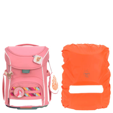 Lässig School Set Slim Unique - Schulranzen Set 7tlg. (Pink) - Markenkoffer