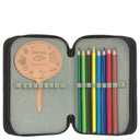 Lässig School Triple Pencil Case - Mäppchen (Unique Black) - Markenkoffer