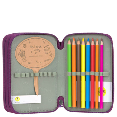 Lässig School Triple Pencil Case - Mäppchen (Unique Lilac) - Ansicht 5