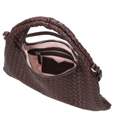 Les Visionnaires Sadie Weave Silky - Henkeltasche (aubergine) - Markenkoffer