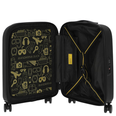 Mandarina Duck Logoduck+ - 4 - Rollen - Kabinentrolley 55 cm S (black) - Markenkoffer