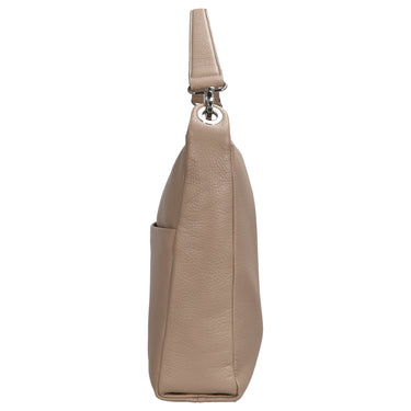 Mandarina Duck Mellow Leather Hobo - Schultertasche 33 cm (warm taupe) - Ansicht 3