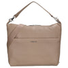 Mandarina Duck Mellow Leather Hobo - Sac bandoulière 33 cm (warm taupe)