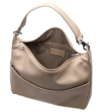 Mandarina Duck Mellow Leather Hobo - Schultertasche 33 cm (warm taupe) - Ansicht 6