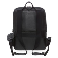 Mandarina Duck Mellow Leather - Rucksack 13" 36 cm Leder (black) - Markenkoffer