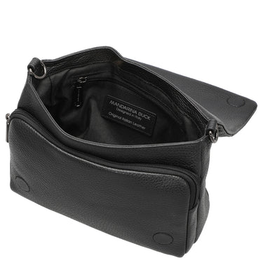 Mandarina Duck Mellow Leather - Umhängetasche 22 cm (nero) - Markenkoffer