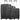 Modo by Roncato Starlight 3.0 - 4 - Rollen - Trolley Set 3tlg. S/M/L erw. (black) - Markenkoffer