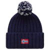 Napapijri Semiury W 3 - Bonnet (Couleur : bleu marine)