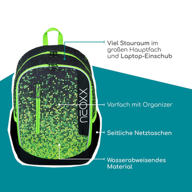 Neoxx FLOW - Schulrucksack 42.5 cm (Pixel in my mind) - Markenkoffer
