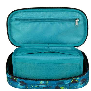 Neoxx JUMP - Schlampermäppchen 22.5 cm (Petrol extreme) - Markenkoffer