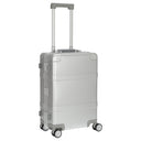NINETYGO Metal - 4 - Rollen - Kabinentrolley S 55 cm (silber) - Markenkoffer