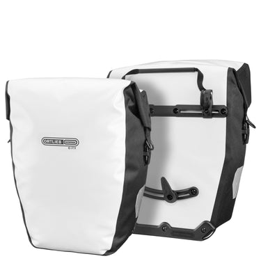 Ortlieb Back - Roller City 40 - Hinterradtasche QL1 (2x20L) 42 cm (white black) - Markenkoffer