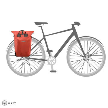 Ortlieb Vario 26 Hinterradtasche - Rucksack 47 cm (rooibos) - Ansicht 12