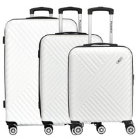 Paradise by CHECK.IN Kingston - 4-Rollen-Trolley Set 3tlg. (weiÃŸ)