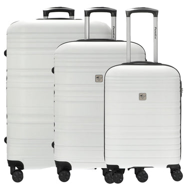Paradise by CHECK.IN Santiago 2.0 - 4 - Rollen - Trolley Set 3tlg. (weiß) - Markenkoffer