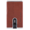 Piquadro Black Square - Étui à cartes de crédit 5cc 10 cm (marron)