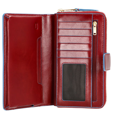 Piquadro Blue Square - Damengeldbörse 12cc 17.5 cm (red) - Ansicht 2