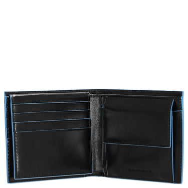 Piquadro Blue Square - Herrengeldbörse 11 cm (black) - Markenkoffer