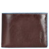 Piquadro Blue Square - Portefeuille Homme 4cc 12.5 cm - marron