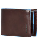 Piquadro Blue Square - Herrengeldbörse 4cc 12.5 cm (mahogany) - Markenkoffer
