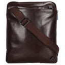 Piquadro Blue Square - Schultertasche 24.5 cm (mahogany) - Markenkoffer