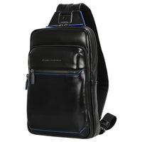 Piquadro Blue Square - Umhängetasche 30.5 cm (black) - Markenkoffer