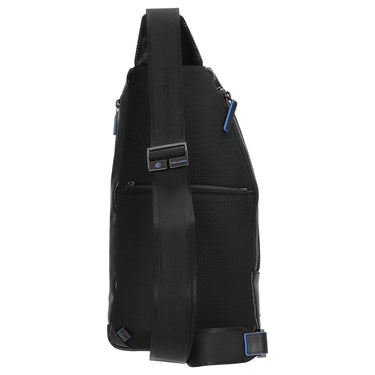 Piquadro Blue Square - Umhängetasche 36 cm (black) - Ansicht 4