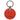 Porsche Design Circle - Schlüsselanhänger 9 cm (lava orange) - Markenkoffer
