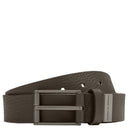 Porsche Design Grain - Gürtel 35 mm (dark brown, 105) - Markenkoffer