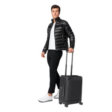 Porsche Design Roadster Nylon S+ - 4 - Rollen - Kabinentrolley 55 cm erw. (black) - Markenkoffer