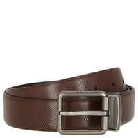 Porsche Design Soft Grain - Wende - Gürtel 35 mm (dark brown, 120)