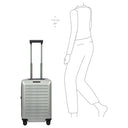 Porsche Design Voyager - 4 - Rollen - Kabinentrolley S 55 cm (silver) - Markenkoffer