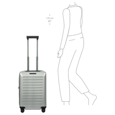 Porsche Design Voyager - 4 - Rollen - Kabinentrolley S 55 cm (silver) - Markenkoffer