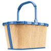 reisenthel carrybag - Panier de courses (frame raffia blue)