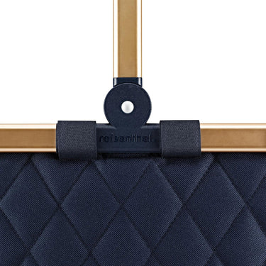 reisenthel carrybag - Einkaufskorb (frame rhombus midnight gold) - Markenkoffer