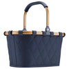 reisenthel carrybag xs - Panier de courses 21 cm (cadre losange midnight gold)